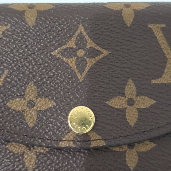 Louis Vuitton Monogram Wallet Rosalie with Pink Rose Ballerine Interior Like New - Picture 2 of 12